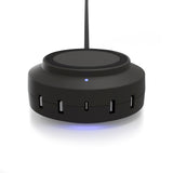 ChargeHub X5+ Elite 3005 - 5-Port USB SuperCharger with Wireless & Type-C | MaxStrata®