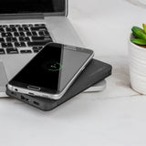 ChargeHubGO+ Wireless Power Bank with 2x Built-In Charge Cables - Black | MaxStrata®