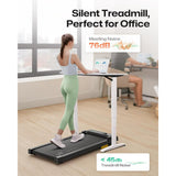 UREVO SpaceWalk E1L Under Desk Portable Walking Pad Treadmill
