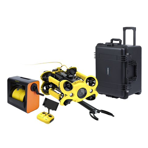 Chasing M2 Underwater Drone - Value Pack Bundle | Includes Case, Grabber Arm A, Reel + Remote Control | MaxStrata®