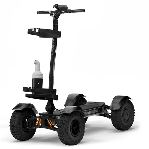 CycleBoard X-Quad 3000 Golf Electric Scooter with Bag Mount - 11" x 4" Tires
