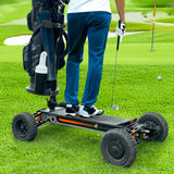 CycleBoard X-Quad 3000 Golf Electric Scooter with Bag Mount - 14" x 5" Tires