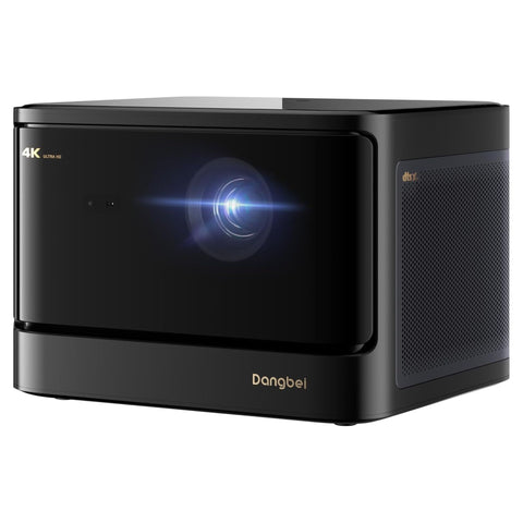 Dangbei DBOX02 4K Projector (Mars Pro 2) | Auto Keystone, 2450 ISO Lumens, Dolby Audio, 200" Screen,  4K Projector with Wifi & Bluetooth | MaxStrata®