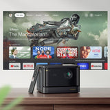 Dangbei DBOX02 4K Projector (Mars Pro 2) | Auto Keystone, 2450 ISO Lumens, Dolby Audio, 200" Screen,  4K Projector with Wifi & Bluetooth | MaxStrata®