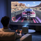 Dangbei DBOX02 4K Projector (Mars Pro 2) | Auto Keystone, 2450 ISO Lumens, Dolby Audio, 200" Screen,  4K Projector with Wifi & Bluetooth | MaxStrata®