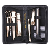 Dopp Mens Buxton Dopp 8-Piece Genuine Leather Manicure Set | MaxStrata®