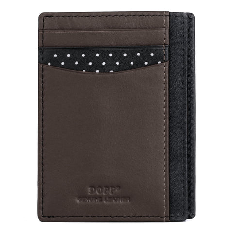 Dopp Alpha RFID Blocking Front Pocket Get-Away Wallet - Black | MaxStrata®