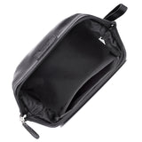 Dopp Genuine Leather Business Class Travel Express Mini-Framed Travel Kit | Toiletry Bag - Black | MaxStrata®