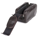 Dopp Leather First Class Seasoned Traveler Soft Sided Multi-Zip Travel Kit | MaxStrata®