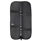 Dopp Nylon Tie Case with Leather Trim in Black | MaxStrata®