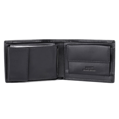 Dopp Regatta Convertible Billfold Wallet with Zip Bill Compartment - Black | MaxStrata®