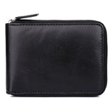 Dopp Regatta Zip-Around Billfold with Zip Bill Compartment - Black | MaxStrata®