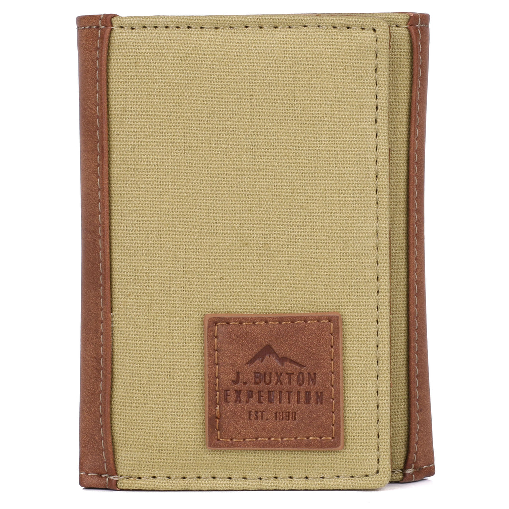 J. Buxton Expedition II Huntington Gear RFID Three-Fold Wallet