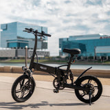 GlareWheel EB-X3 Folding Electric Bike | 32 Mile Range with Pedal Assist | MaxStrata®
