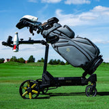 GOZO Electric Golf Caddy with Auto Follow, Remote Control + App