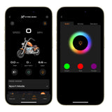 HYPER GOGO Challenger 12 Plus Kids Electric Motorcycle + App – UL2272 Compliant, Smart Ride-On Chopper Bike with RGB Lights, Navigation, Sounds & Smoke Effects