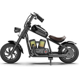 HYPER GOGO Challenger 12 Plus Kids Electric Motorcycle – UL2272 Compliant, Retro Chopper Style Ride-On Bike with Lights, Sounds, Smoke & All-Terrain Tires