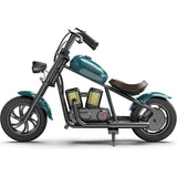 HYPER GOGO Challenger 12 Plus Kids Electric Motorcycle + App – UL2272 Compliant, Smart Ride-On Chopper Bike with RGB Lights, Navigation, Sounds & Smoke Effects