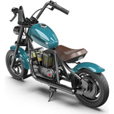 HYPER GOGO Challenger 12 Plus Kids Electric Motorcycle – UL2272 Compliant, Retro Chopper Style Ride-On Bike with Lights, Sounds, Smoke & All-Terrain Tires