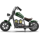 HYPER GOGO Challenger 12 Plus Kids Electric Motorcycle + App – UL2272 Compliant, Smart Ride-On Chopper Bike with RGB Lights, Navigation, Sounds & Smoke Effects