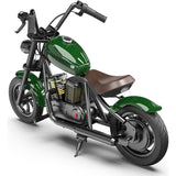 HYPER GOGO Challenger 12 Plus Kids Electric Motorcycle + App – UL2272 Compliant, Smart Ride-On Chopper Bike with RGB Lights, Navigation, Sounds & Smoke Effects