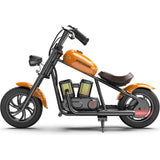 HYPER GOGO Challenger 12 Plus Kids Electric Motorcycle – UL2272 Compliant, Retro Chopper Style Ride-On Bike with Lights, Sounds, Smoke & All-Terrain Tires