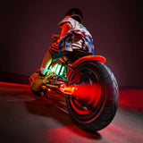 HYPER GOGO Challenger 12 Plus Kids Electric Motorcycle + App – UL2272 Compliant, Smart Ride-On Chopper Bike with RGB Lights, Navigation, Sounds & Smoke Effects