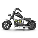 HYPER GOGO Cruiser 12 Plus Kids Electric Motorcycle – Safe Ride-On Motorbike with Fog, Bluetooth Speakers & RGB Lights