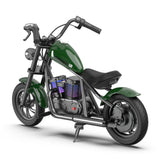 HYPER GOGO Cruiser 12 Plus Kids Electric Motorcycle – Safe Ride-On Motorbike with Fog, Bluetooth Speakers & RGB Lights