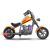 HYPER GOGO Cruiser 12 Plus Kids Electric Motorcycle – Safe Ride-On Motorbike with Fog, Bluetooth Speakers & RGB Lights