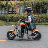HYPER GOGO Cruiser 12 Plus Kids Electric Motorcycle – Safe Ride-On Motorbike with Fog, Bluetooth Speakers & RGB Lights