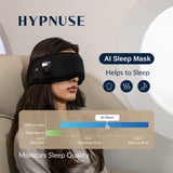 Hypnuse Pro AI Smart Sleep Mask with Heat, Light, Sound & Tracking