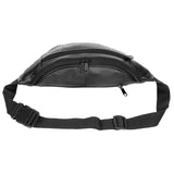 J. Buxton 3-Zipper Bike Bag Fanny Pack - Black | MaxStrata®