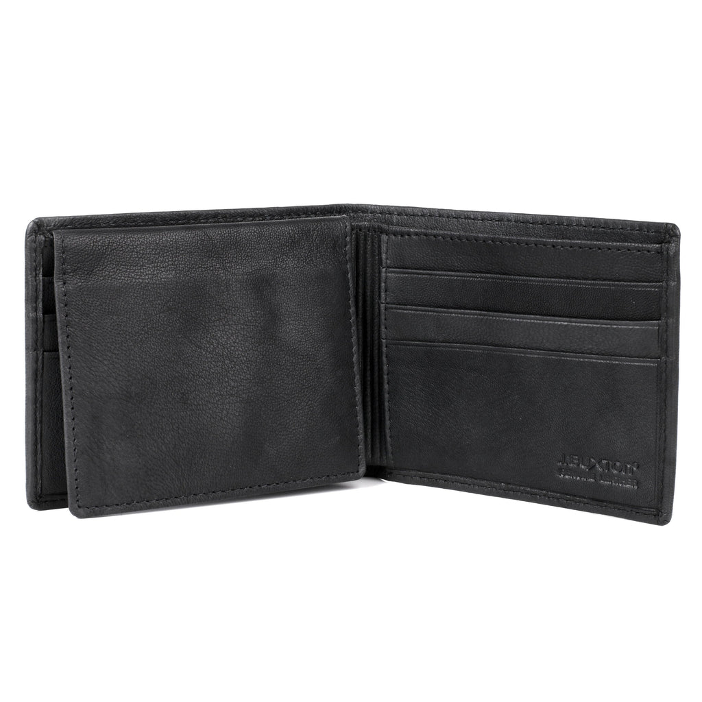 J. Buxton Dakota Credit Card RFID Blocking Billfold Leather Wallet | MaxStrata®