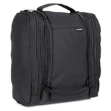 J. Buxton Double Zip Hanging Kit | Toiletry Bag - Black | MaxStrata®