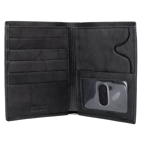 J. Buxton Hunt Credit Card Folio Leather Wallet | MaxStrata®