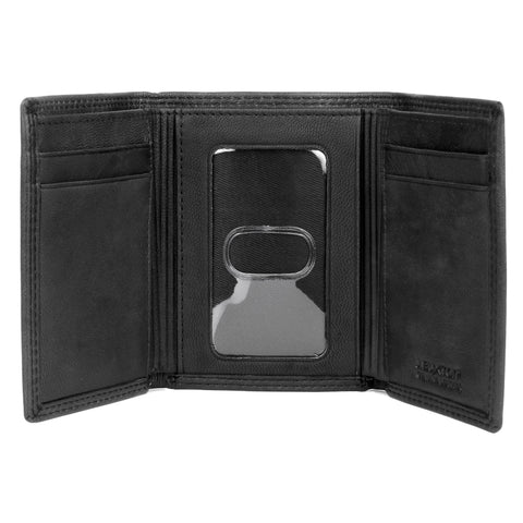 J. Buxton Hunt RFID Blocking Three-Fold Leather Wallet | MaxStrata®