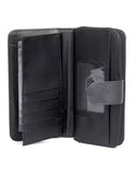 Julia Buxton Heiress RFID Blocking Leather Checkbook Wallet | MaxStrata®