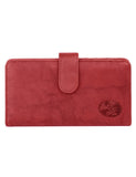 Julia Buxton Heiress Leather Pik-Me-Up Checkbook Keeper & Wallet | MaxStrata®