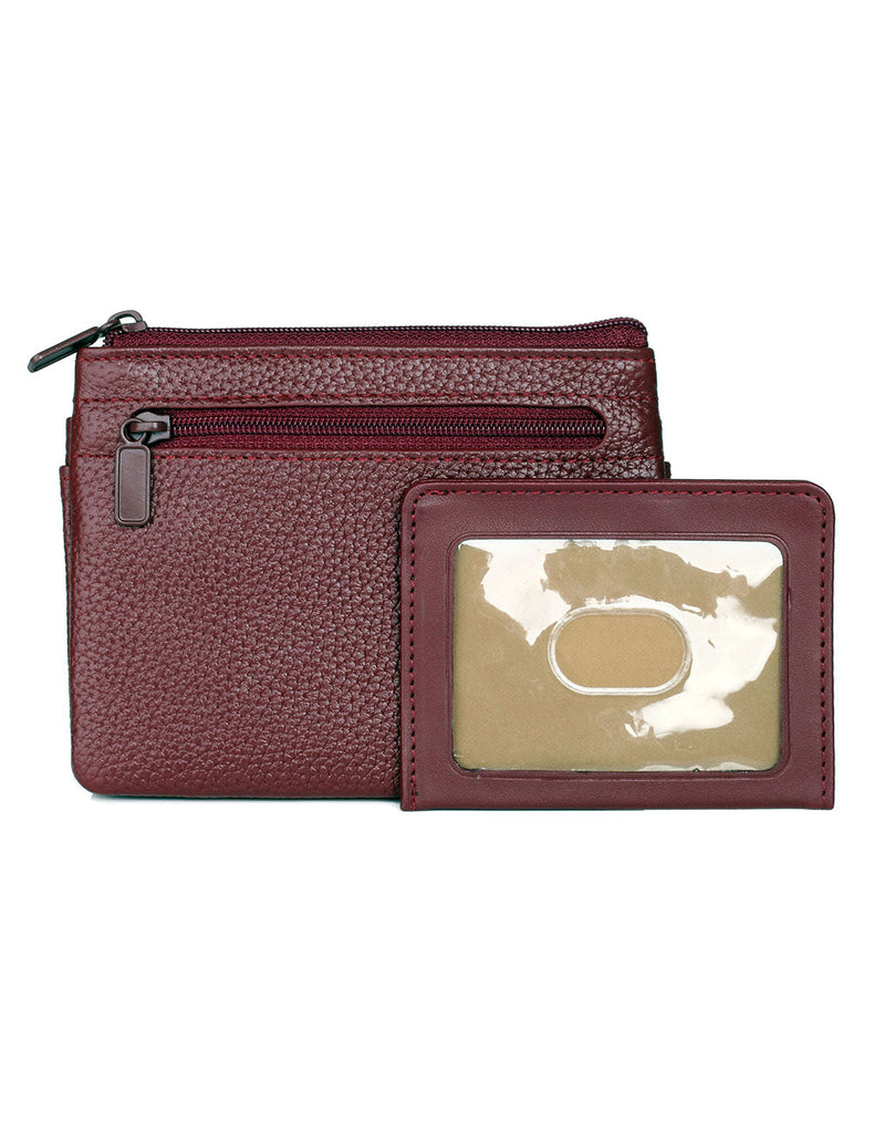 Julia Buxton Hudson Leather Pik-Me-Up Large ID Coin Card Case