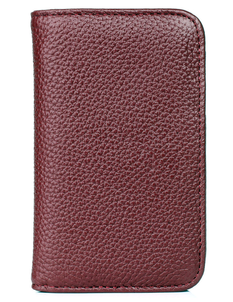 Julia Buxton Hudson Leather Pik-Me-Up Snap Card Case