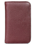 Julia Buxton Hudson Leather Pik-Me-Up Snap Card Case | MaxStrata®