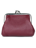 Julia Buxton Hudson Leather Pik-Me-Up Triple Frame Coin Purse | MaxStrata®