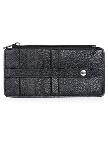 Julia Buxton Hudson Leather Pik-Me-Up Thin Card Holder | MaxStrata®