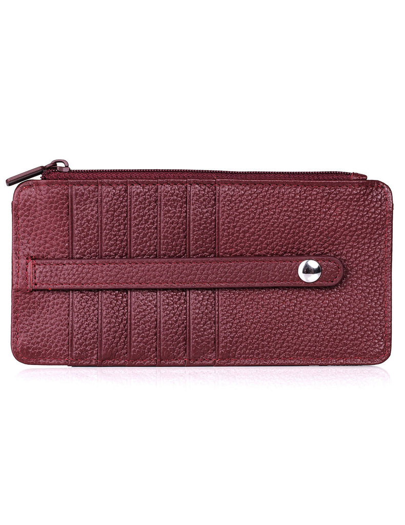 Julia Buxton Hudson Leather Pik-Me-Up Thin Card Holder