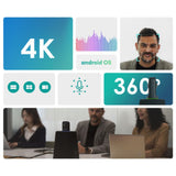 Kandao Meeting Ultra Standard | 4K 360° AI Conference Camera with Built-In Android OS | MaxStrata®
