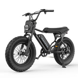 Macfox X7 Fat Tire Electric Bike | 500W Motor, 25MPH, Long Range, Dual Battery Compatible