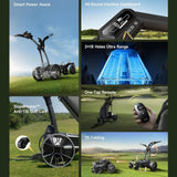 NAVEE Birdie 3X Electric Golf Push Cart | Auto Follow + Remote Control