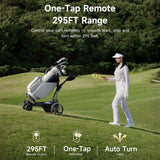 NAVEE Birdie 3X Auto Follow Golf Push Cart + NAVEE Rangefinder Bundle