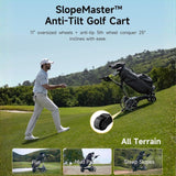 NAVEE Birdie 3X Electric Golf Push Cart | Auto Follow + Remote Control - Open Box